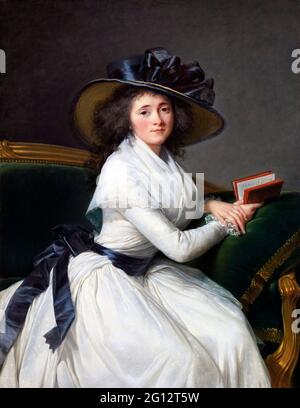 Comtesse de la Châtre (Marie Charlotte Louise Perrette Aglaé Bontemps) par Élisabeth Vigée le Brun, huile sur toile, 1789 Banque D'Images