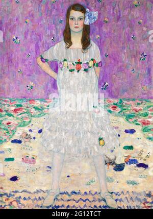 Mäda Primavesi de Gustav Klimt (1862-1918), huile sur toile, c. 1912-13 Banque D'Images