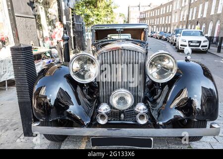 A Bentley car 1934 Londres, Royaume-Uni Banque D'Images