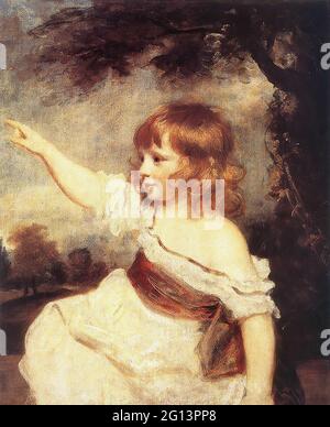 Sir Joshua Reynolds - Maître Hare 1789 Banque D'Images