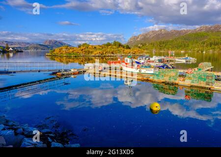 Plockton un village et un port dans le nord-ouest de l'Écosse Banque D'Images