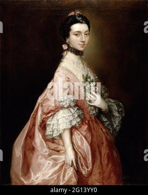 Thomas Gainsborough - Mary peu plus tard Lady Carr Banque D'Images