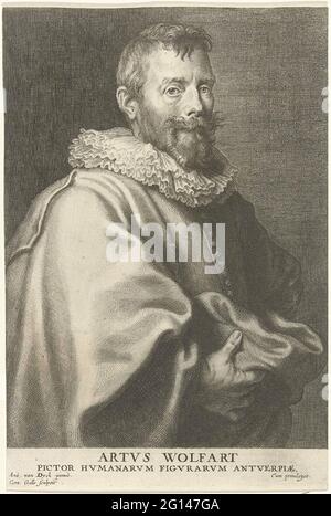 Portrait du peintre Artus Wolfaerts. Banque D'Images