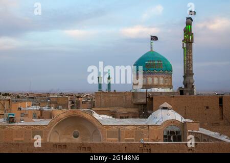 Vue sur la vieille ville de Kashan en Iran Banque D'Images