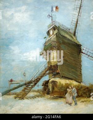 Vincent Van Gogh - le Moulin de la Galette Banque D'Images