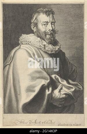 Portrait du peintre Artus Wolfaerts. Banque D'Images