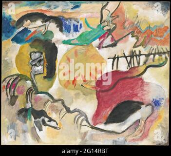 Wassily Kandinsky - improvisation 27 jardin de l'Amour II Banque D'Images