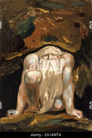 William Blake - le premier livre d'Urizen plate 8 Banque D'Images
