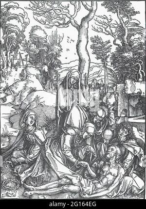 Albrecht Dürer - Lamentation Christ 1510 Banque D'Images