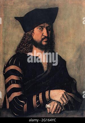 Albrecht Dürer - Portrait électeur Frederick Wise Saxe 1496 Banque D'Images