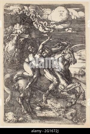 Albrecht Dürer - enlèvement de Proserpine sur un Uni Banque D'Images
