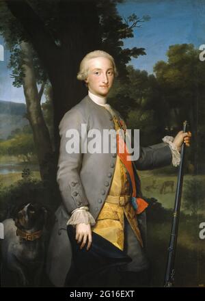 Anton Raphael Mengs - Carlos IV Prince des Asturies Banque D'Images