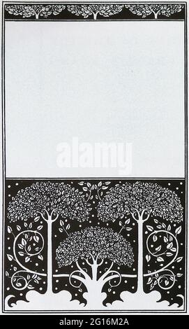 Aubrey Beardsley (1872-1898) - page de titre Grey Ross Banque D'Images