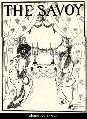 Aubrey Beardsley (1872-1898) - page de titre 1896 Banque D'Images