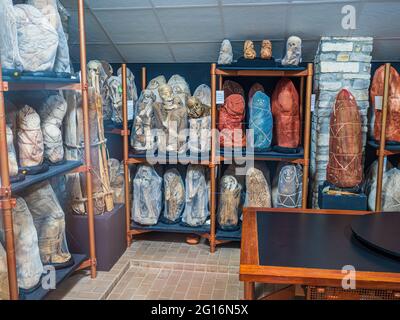 LEYMEBAMBA, PÉROU - 25 JUIN 2019 : le museo de Leymebamba présente 200 momies. Ils ont été récupérés lors d'une excavation de Llaqtacocha en 1997. Banque D'Images