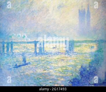 Claude Monet - Pont de Charing Cross 03 1899 Banque D'Images