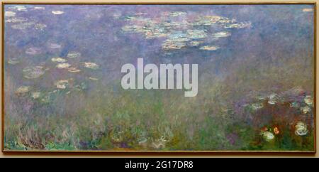 Claude Monet - Agapanthus de lilas d'eau Banque D'Images