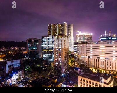 Goregaon est une banlieue de la ville de Mumbai, dans la banlieue indienne de Mumbai. Banque D'Images