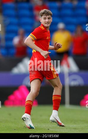 Cardiff, pays de Galles, 5 juin 2021. David Brooks du pays de Galles lors du match international de football au Cardiff City Stadium, Cardiff. Le crédit photo doit être lu : Darren Staples / Sportimage Banque D'Images