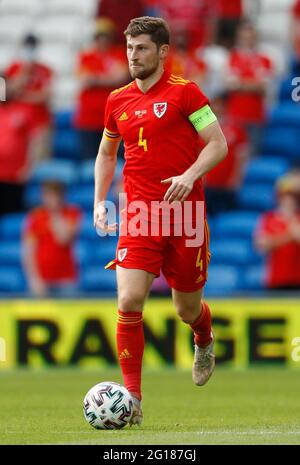 Cardiff, pays de Galles, 5 juin 2021. Ben Davies, du pays de Galles, lors du match international de football au Cardiff City Stadium, Cardiff. Le crédit photo doit être lu : Darren Staples / Sportimage Banque D'Images