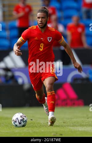 Cardiff, pays de Galles, 5 juin 2021. Tyler Roberts du pays de Galles lors du match international de football au Cardiff City Stadium, Cardiff. Le crédit photo doit être lu : Darren Staples / Sportimage Banque D'Images