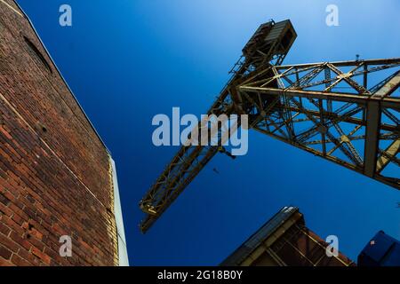 Grues de Glasgow Banque D'Images