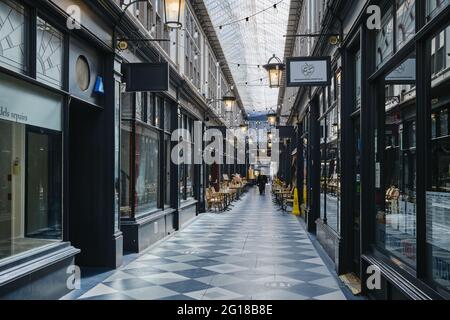 Galerie marchande à Cardiff, Royaume-Uni Banque D'Images