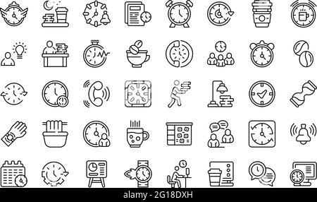Icône travail tardif. Décrivez l'icône de vecteur de travail tardif pour la conception Web isolée sur fond blanc Illustration de Vecteur