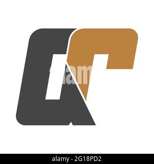 QR, RQ, Q et R Résumé initiale monogramme lettre lettre alphabet logo design Illustration de Vecteur