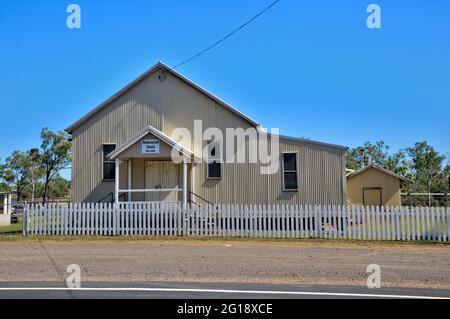 Historique Dallarnil Showgrounds Hall (1920) dans la région de North Burnett, Queensland Australie Banque D'Images