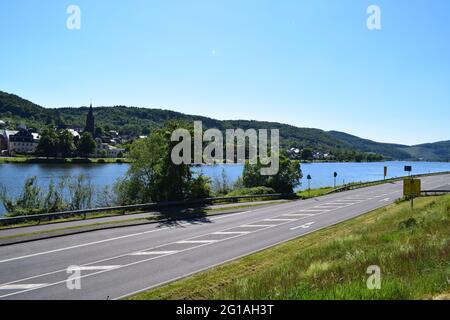 Front de mer de Wehlen Banque D'Images