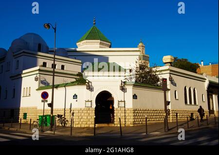 France, Paris, Mosquée de Paris Banque D'Images