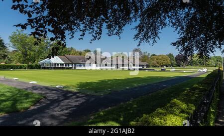 Stade du bowling anglais, Leamington Spa Banque D'Images