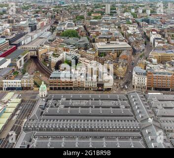 marché de smithfield vers farringdon et clerkenwell Banque D'Images