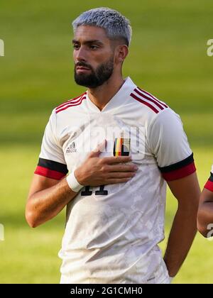 06-06-2021: Voetbal: Belgie contre Kroatie: Brussel BRUSSEL, BELGIQUE - JUIN 6: Yannick Carrasco de Belgique pendant le match international amical entre Banque D'Images