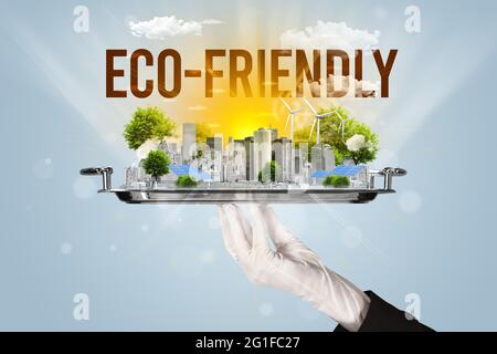 Concept éco-urbain pour serveur