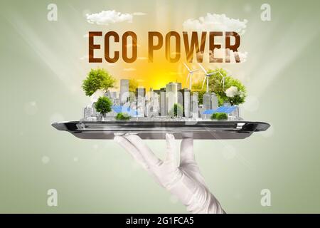 Concept éco-urbain pour serveur