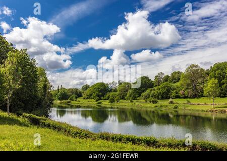 Réserve naturelle de Loder Valley, réservoir Ardingly, Wakehurst, dans le West Sussex. Banque D'Images