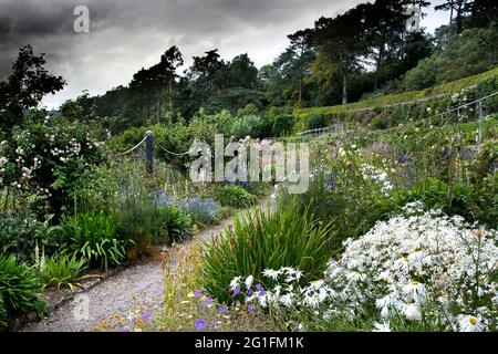 Jardins Inverewe, jardin clos, Osgood Mackenzie, Poolewe, Loch Ewe, Highlands, Highland, Écosse, Royaume-Uni Banque D'Images