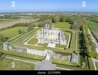 France, Finistère, Saint Vougay, château de Kerjean Banque D'Images