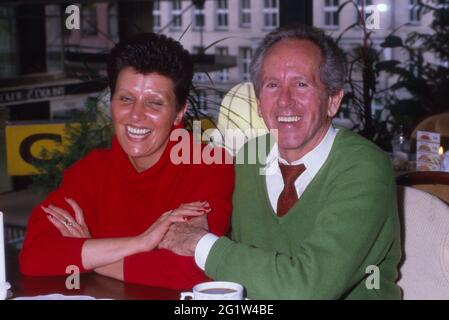 GERD Vespermanence mit neuer Frau Christiane im Theater am 09.02.1988 Banque D'Images