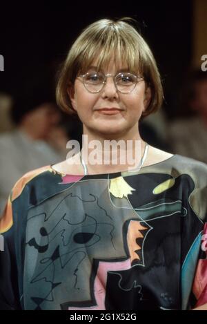 Talkshow 'Live', Talkshow, Deutschland 1987 - 1996, Sendung vom 5. Mai 1994, Talkgast: Marianne Birthler Banque D'Images