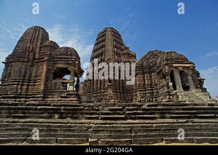 16 avril 2009 Temple Gondeschwar le temple Gondes«vara Shiva est construit dans le style Bhumija à Sinnar près de Nashik Maharashtra Inde Banque D'Images