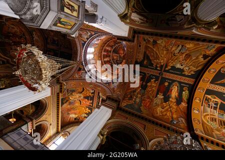 Cathédrale d'Agios Minas - Iraklio Héraklion Grèce Banque D'Images