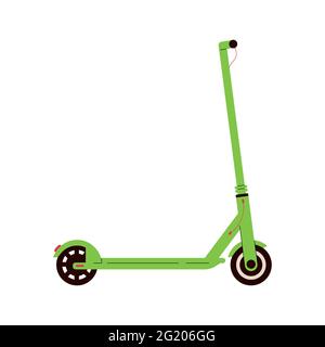 Icône de scooter électrique. Transport urbain écologique moderne. Illustration de Vecteur