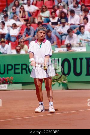 Joueur de tennis sud-africain Amanda Coetzer, Italien Open 1992 Banque D'Images