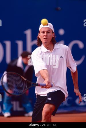 Guillermo Coria, joueur de tennis argentin, années 2000 Banque D'Images