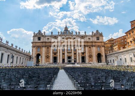 Différentes vues sur la Cité du Vatican Banque D'Images