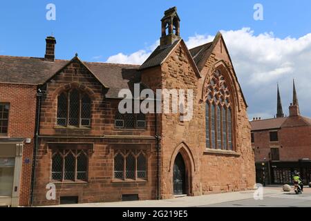 Old Grammar School (anciennement Hospital of St John Chapel), Hales Street, centre-ville, Coventry, West Midlands, Angleterre, Grande-Bretagne, Royaume-Uni, Europe Banque D'Images