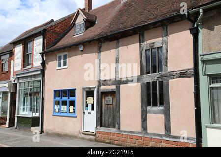 Musée de la vie de la maison de tisserand, Upper Spelon Street, Spelon End, Coventry, West Midlands, Angleterre, Grande-Bretagne, Royaume-Uni, Europe Banque D'Images